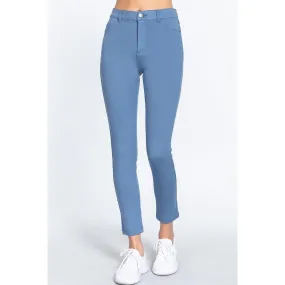 5-pockets Shape Skinny Ponte Mid-rise Pants