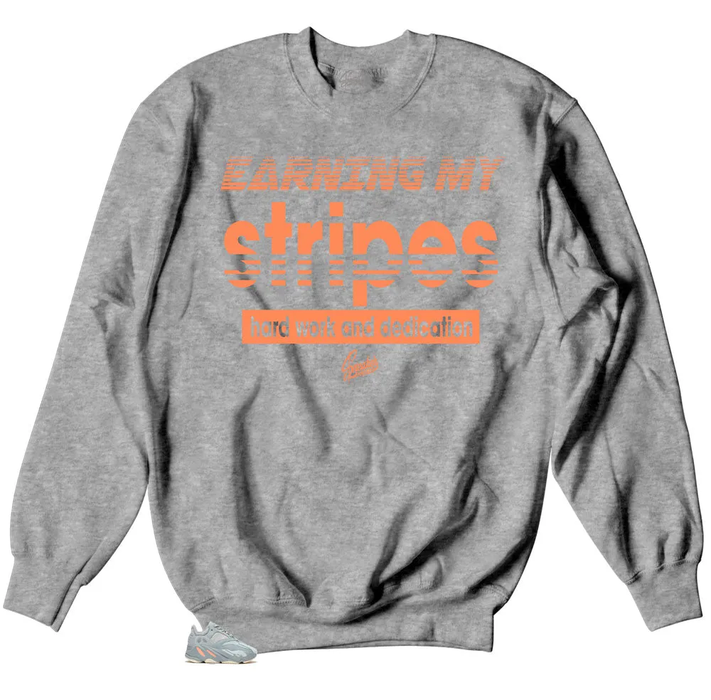 700 Inertia Sweater - Earning My Stripes - Heather Grey