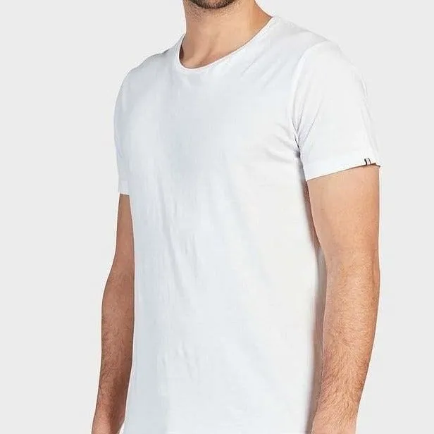 Academy Brand Men's Basic Crew T-shirt - White