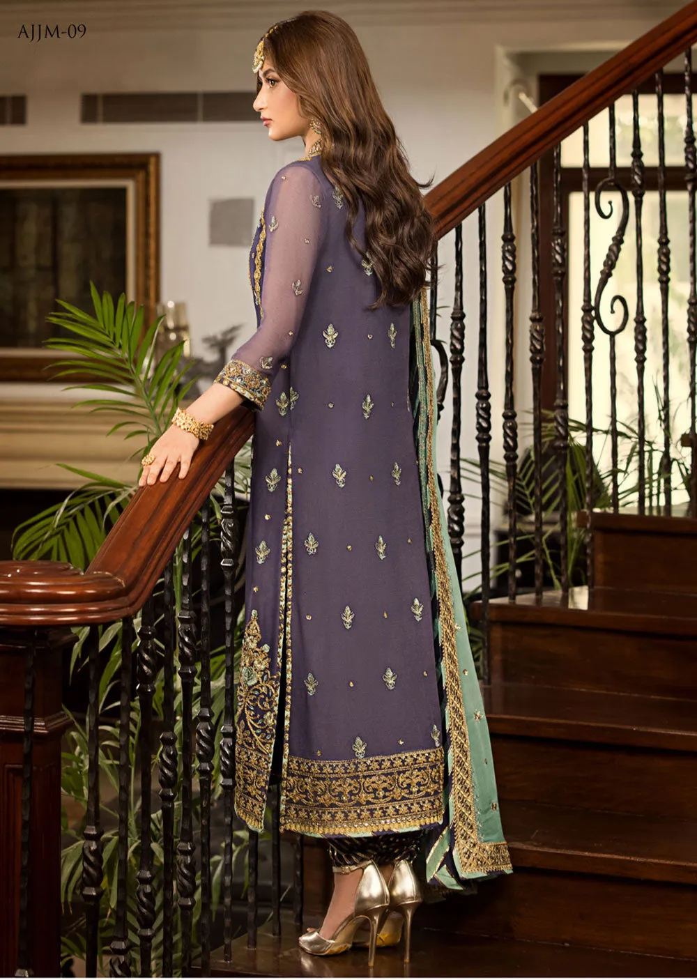 AJJM-09 Unstitched Jhilmil by Asim Jofa