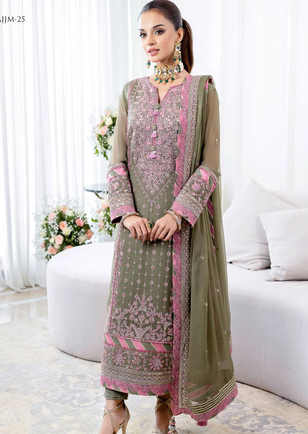 AJJM-25 Unstitched Jhilmil by Asim Jofa