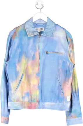 allen onyia Blue Allen Onyia For Inc Men's Regular-fit Abstract-print Twill Jacket, Created For Macy's UK S