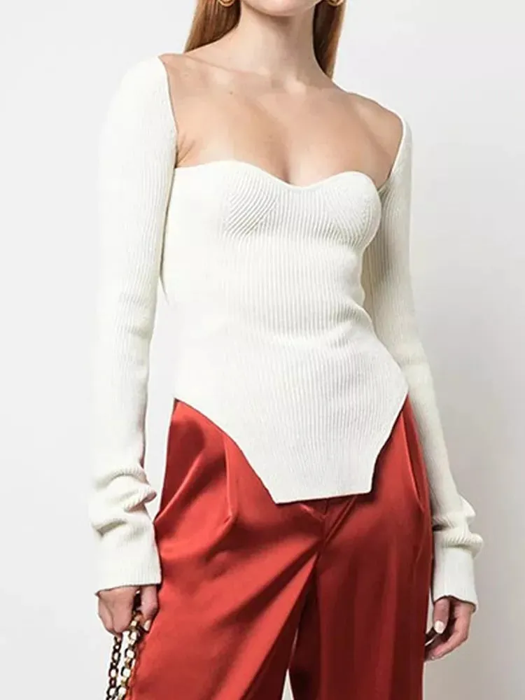 Ambrosi Knitted Long Sleeve Top