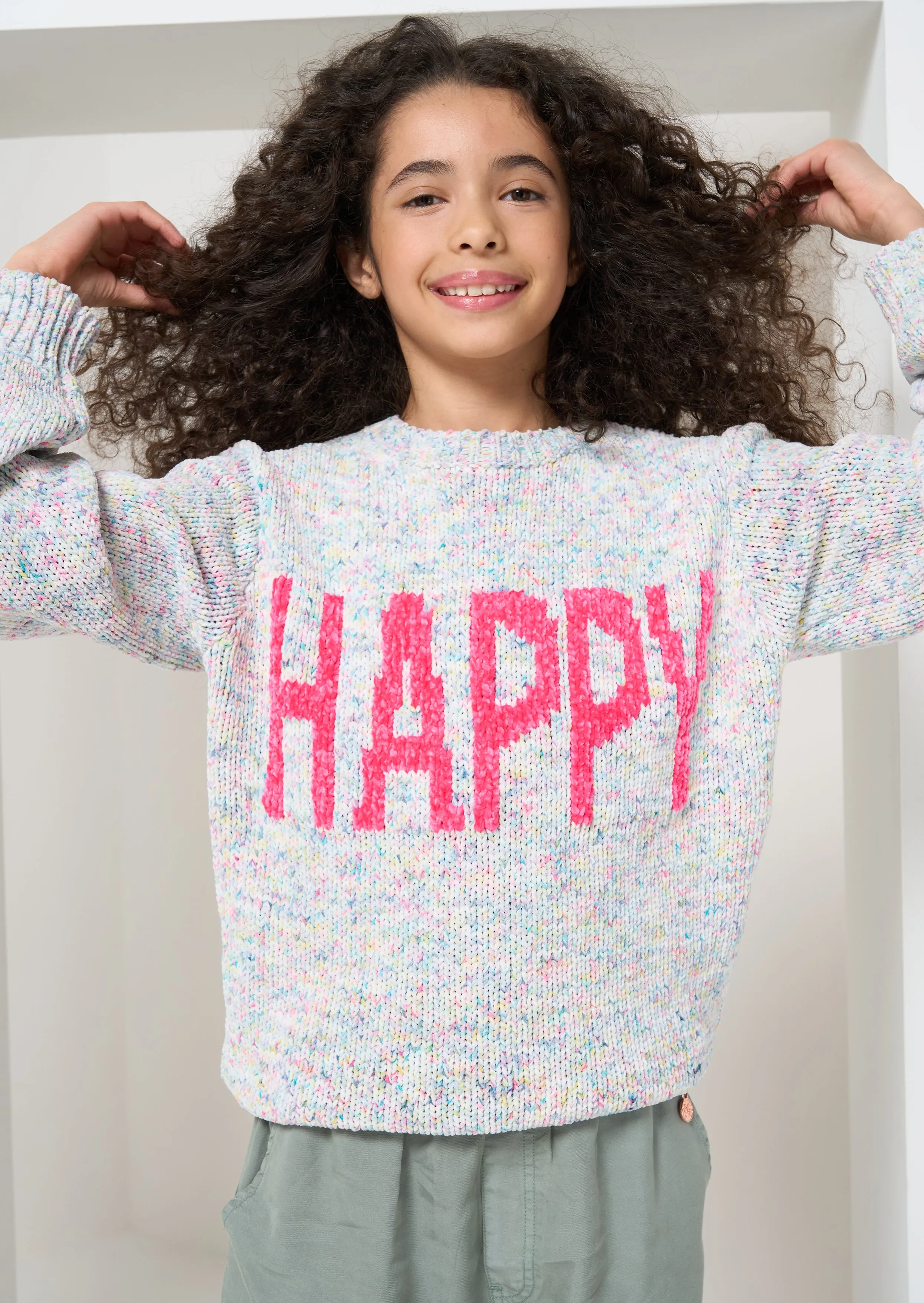 Annette Pink Happy Jumper