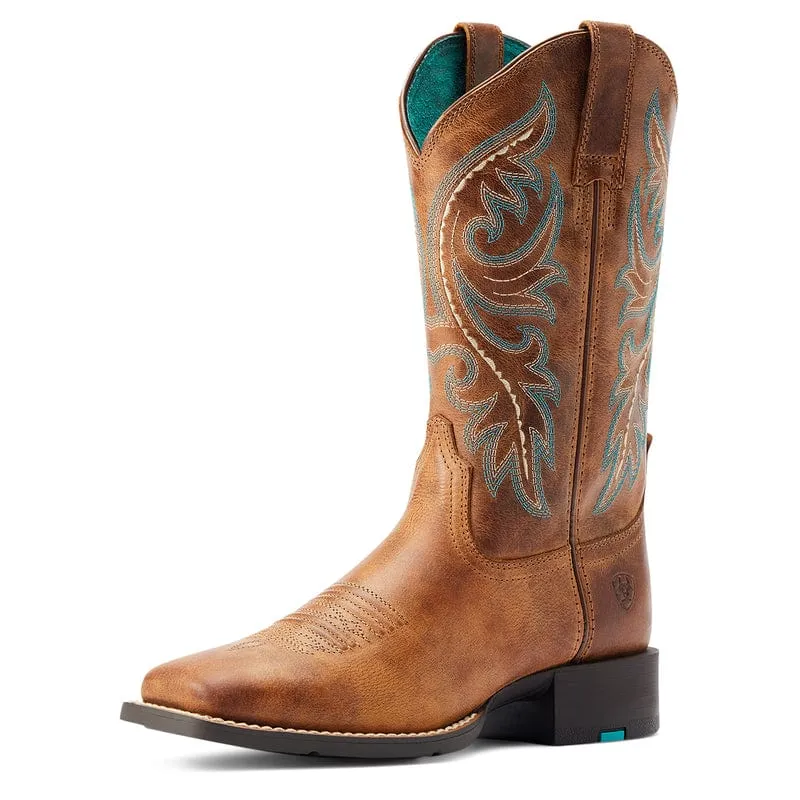 Ariat Boots Womens Round Up Back Zip