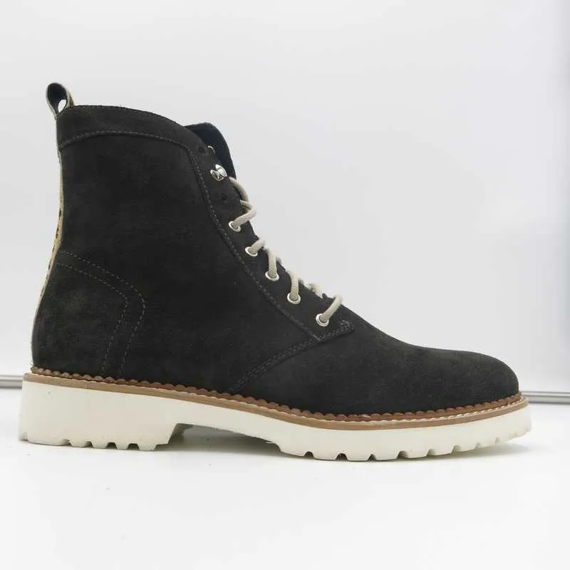 AVENA BOOTS ANTHRACITE SUEDE - re:vita