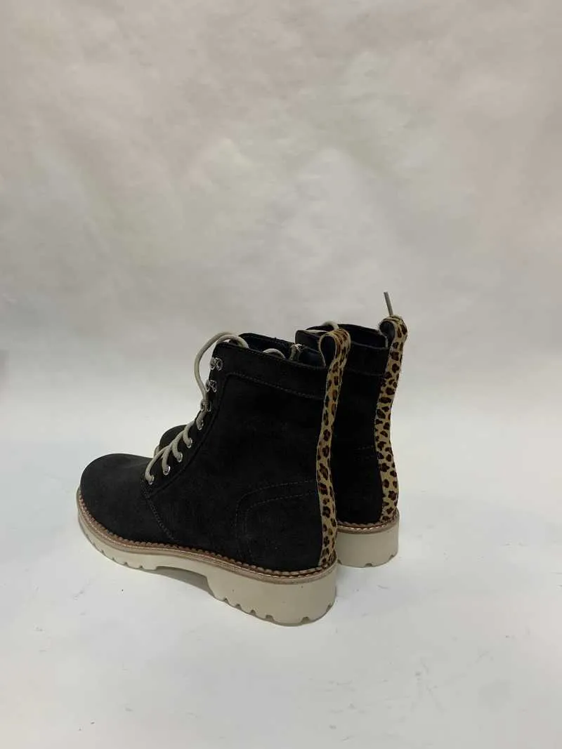 AVENA BOOTS ANTHRACITE SUEDE - re:vita