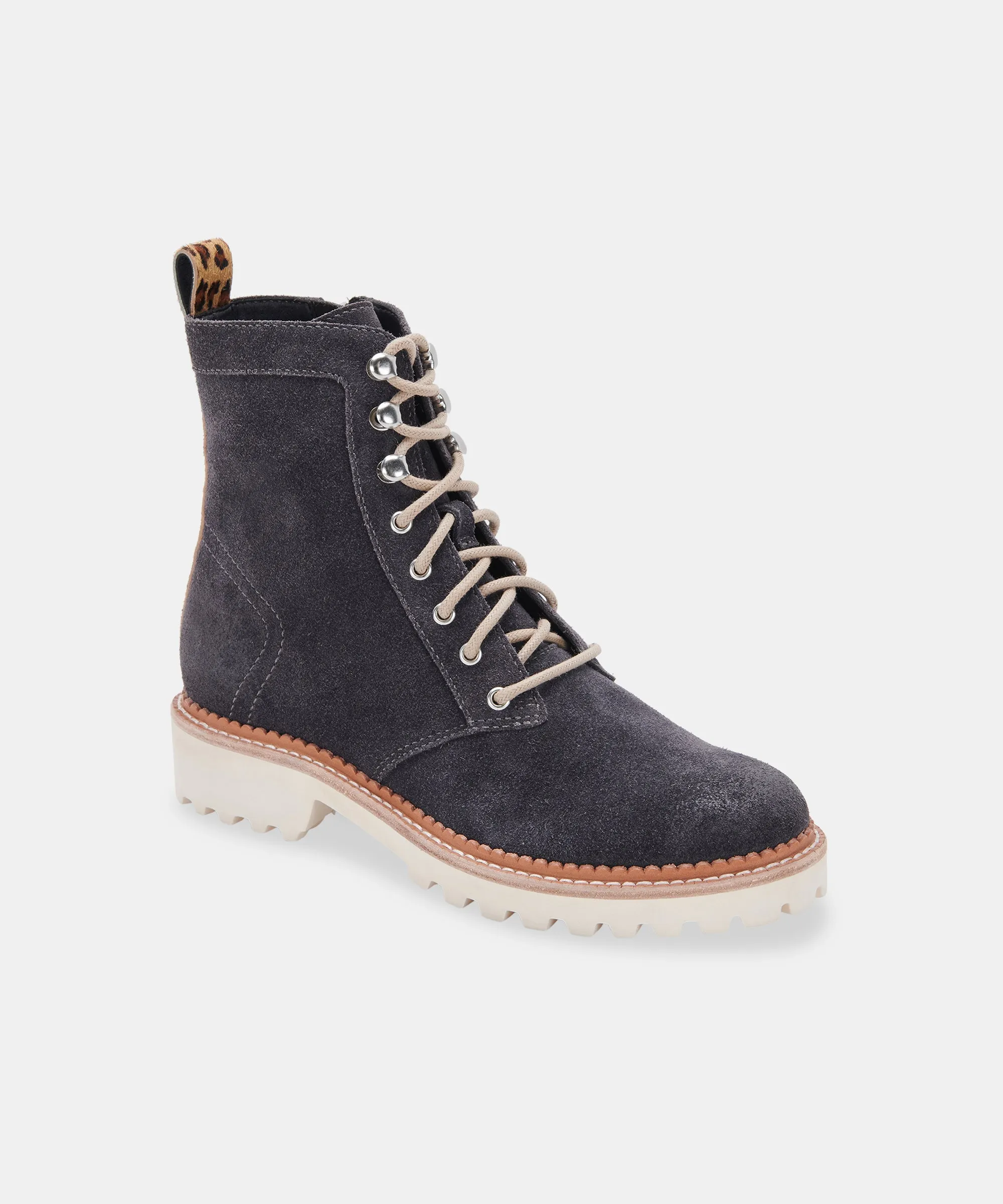 AVENA BOOTS ANTHRACITE SUEDE - re:vita