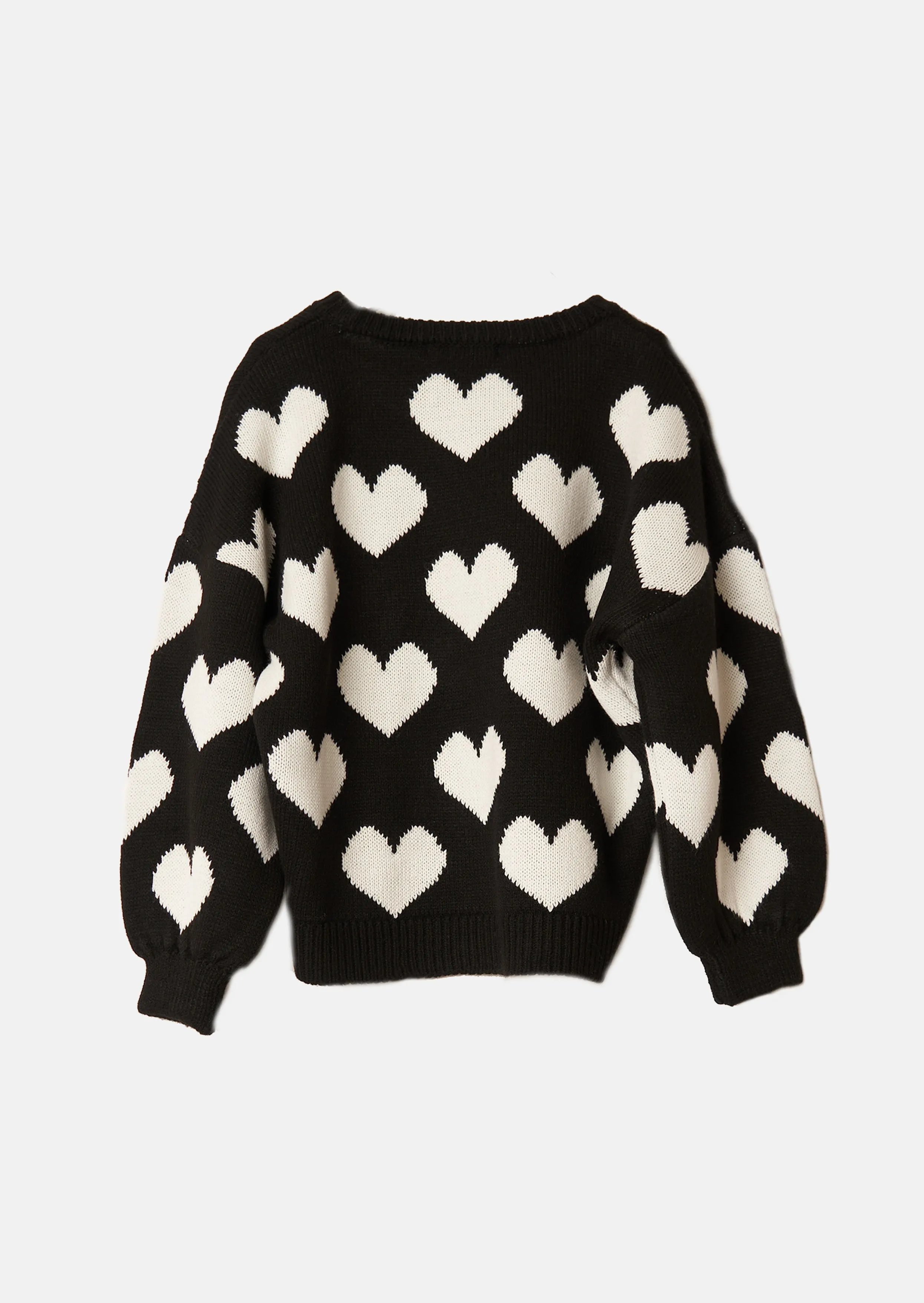 Avery Heart Jacquard Knit