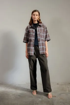 Baggy Nylon Pant | Brown