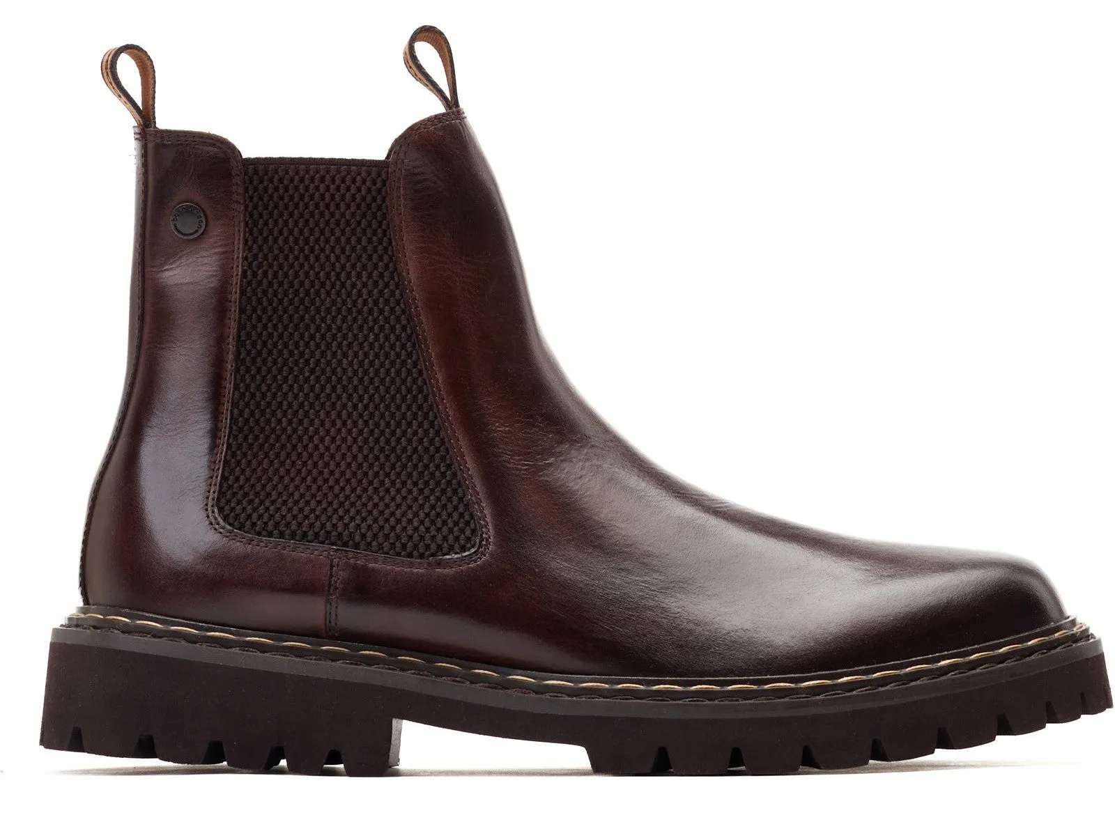 Base London Utah Mens Leather Chelsea Boot