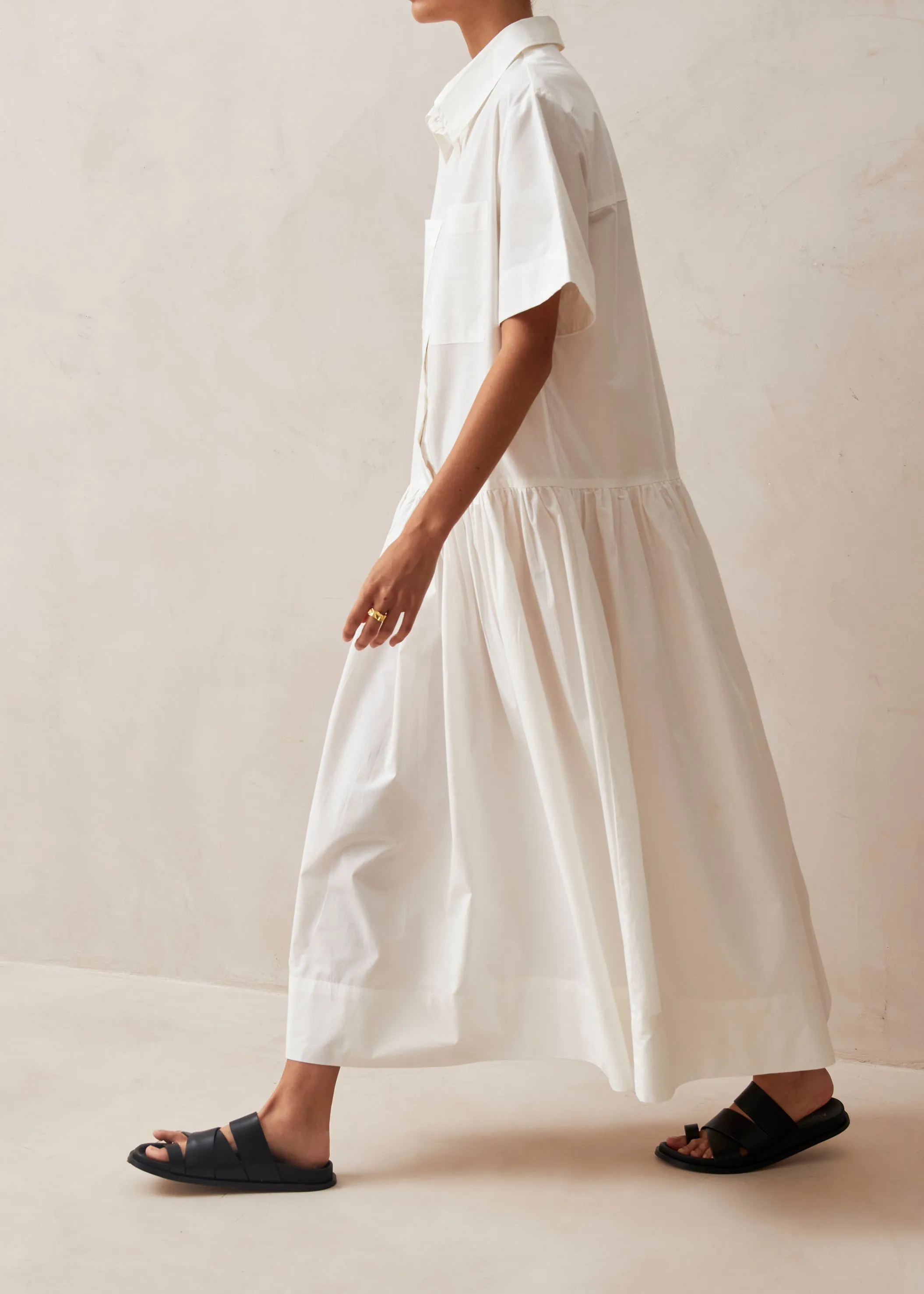 Bay White Midi Dress