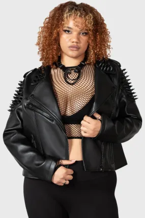 Black Magic Biker Jacket [PLUS]