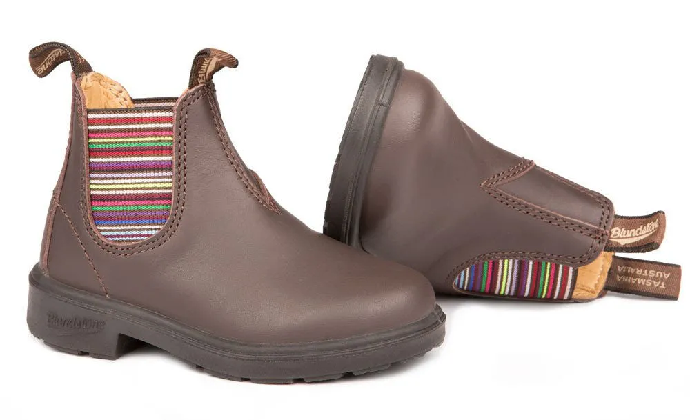 Blundstone Brown Striped Kids' Boot