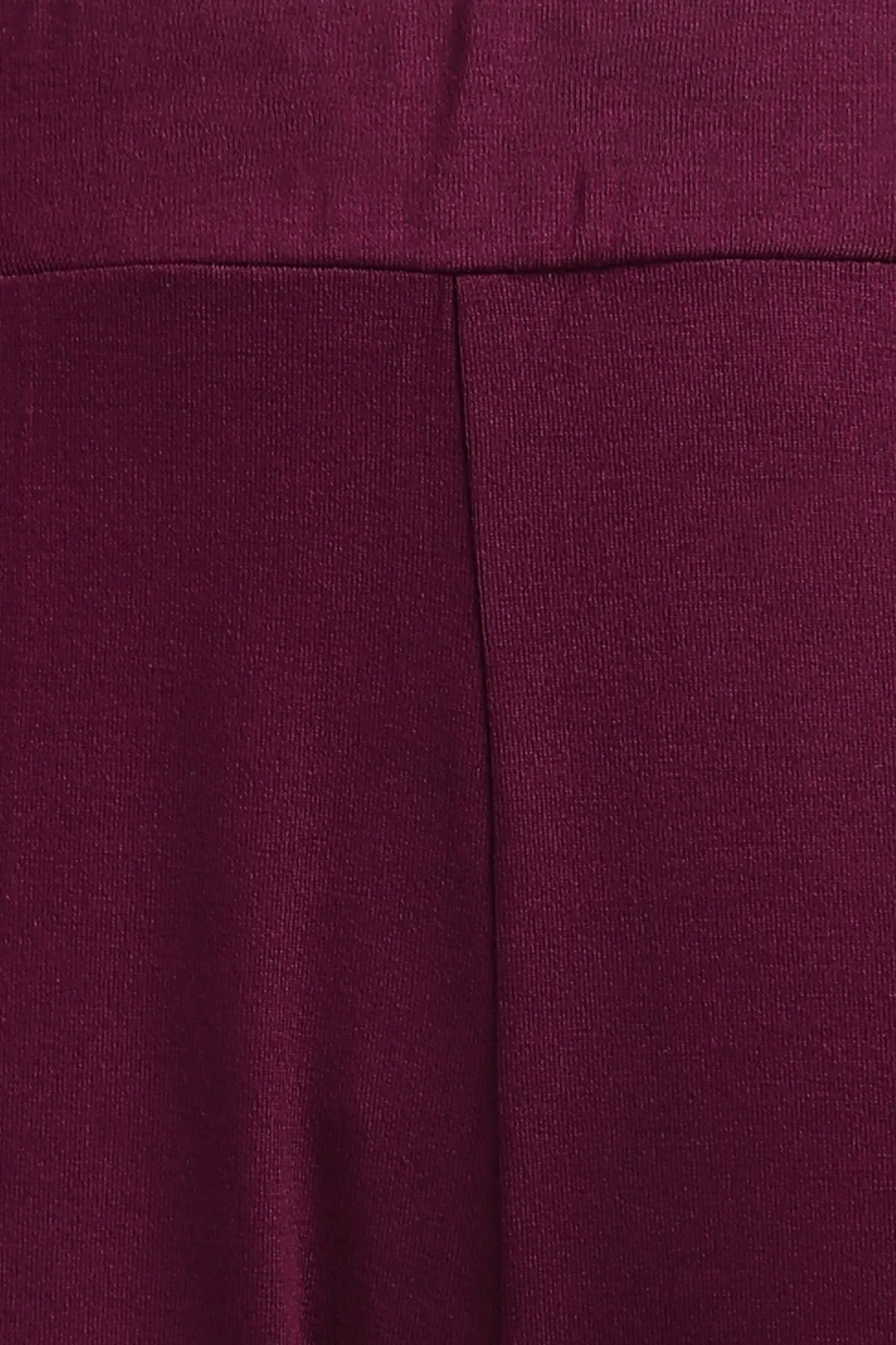 Burgundy High Waist Maternity Pajama