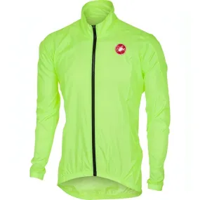 Castelli Squadra ER Mens Cycling Rain Jacket - Yellow