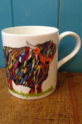 Chloe Gardner Highland Cow Pop Mug