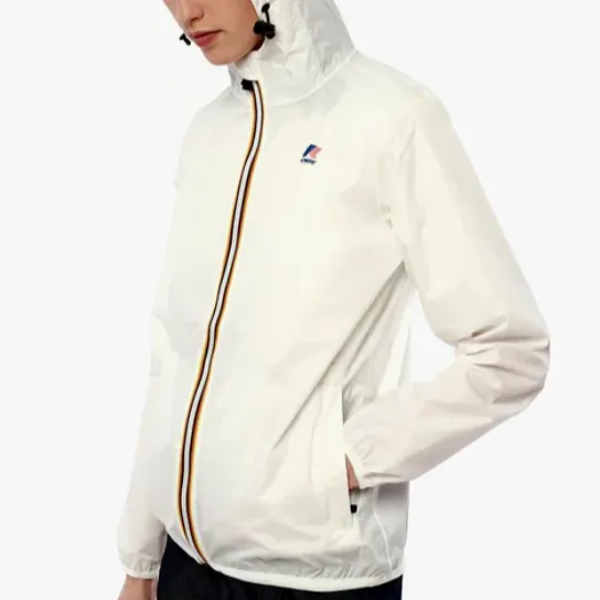 Claude Packable Unisex Rain Jacket (White)