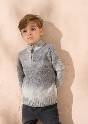 Connor Grey Ombre Funnel Neck