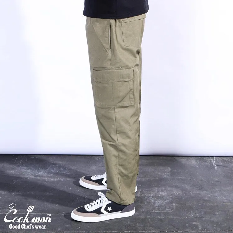 Cookman Chef Pants Cargo - Ripstop : Olive