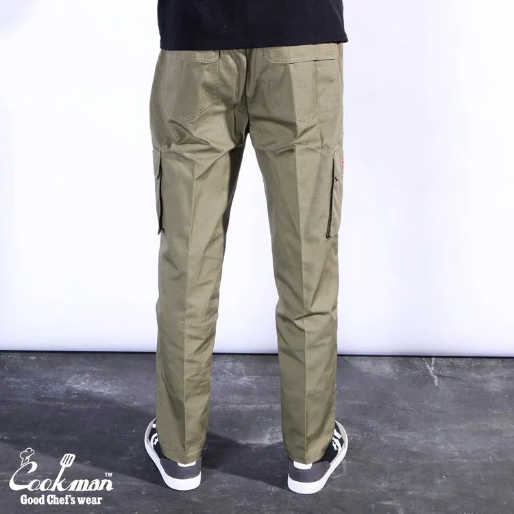 Cookman Chef Pants Cargo - Ripstop : Olive