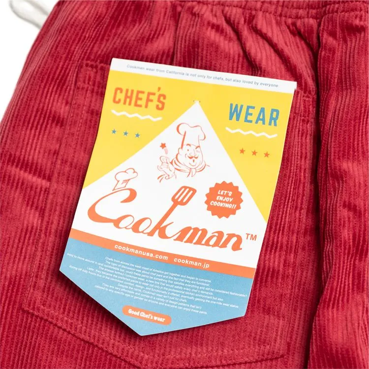 Cookman Chef Pants - Corduroy : Wine