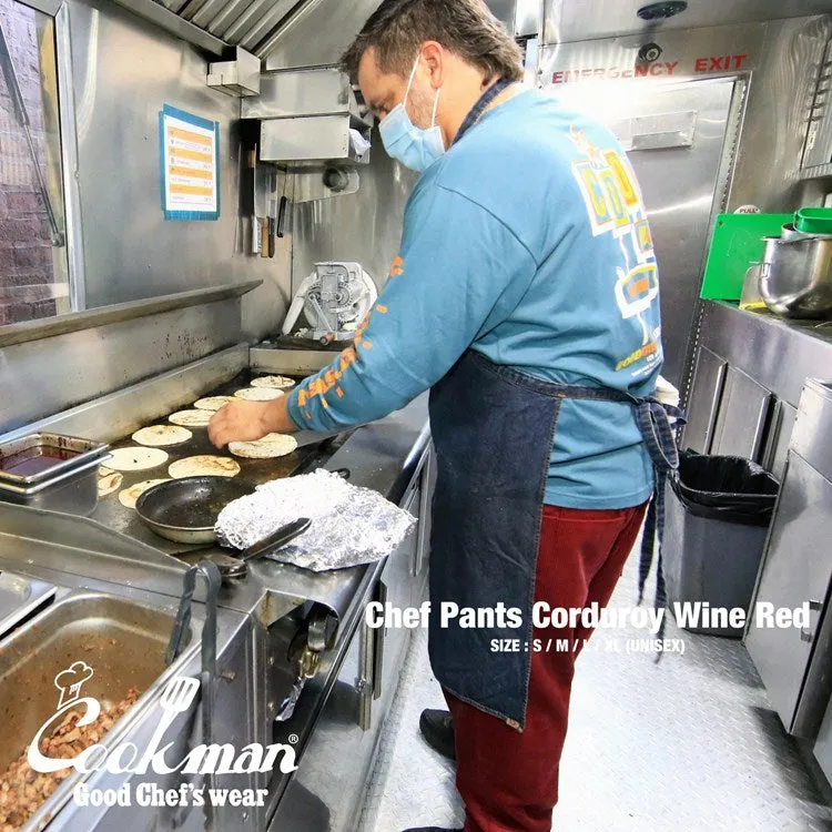 Cookman Chef Pants - Corduroy : Wine