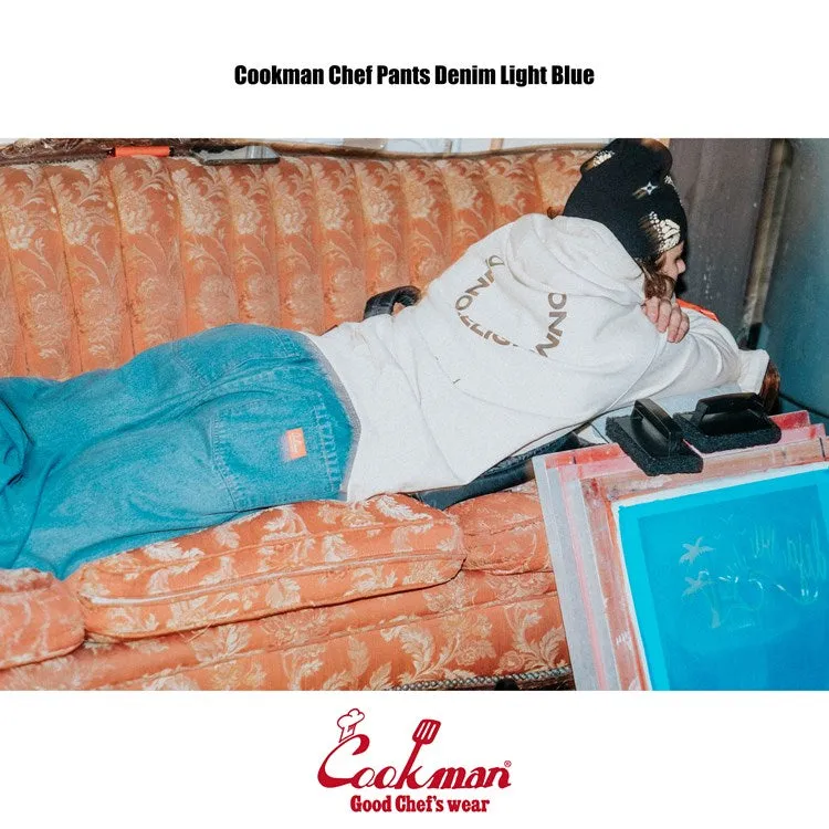 Cookman Chef Pants - Denim : Light Blue