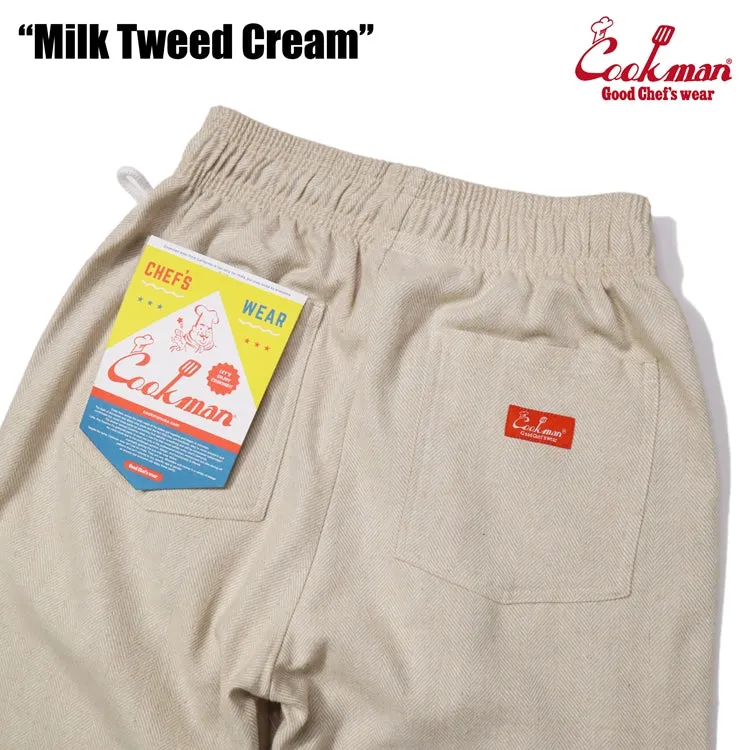 Cookman Chef Pants - Milk Tweed : Cream