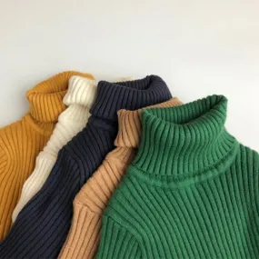 Cozy Turtleneck Kids Sweater