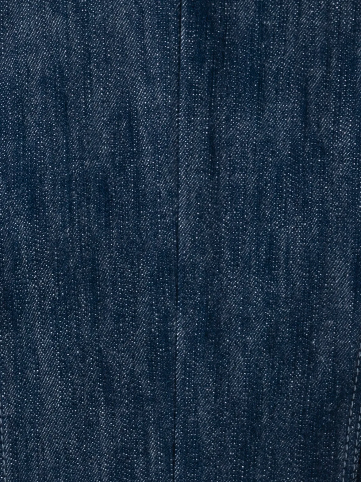 Denimkleid mit Stehkragen