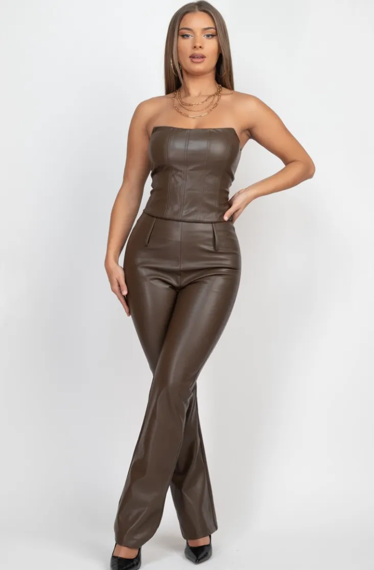 Doubletake Faux Leather Pants