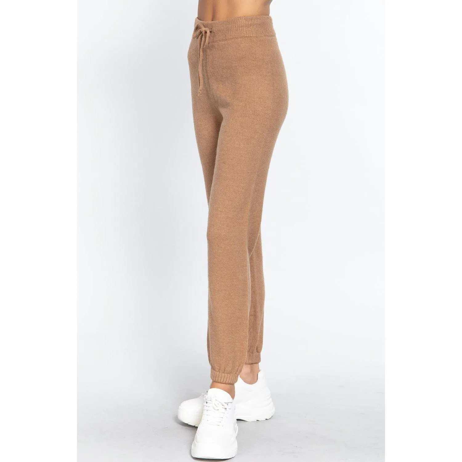 Drawstring Sweater Long Pants