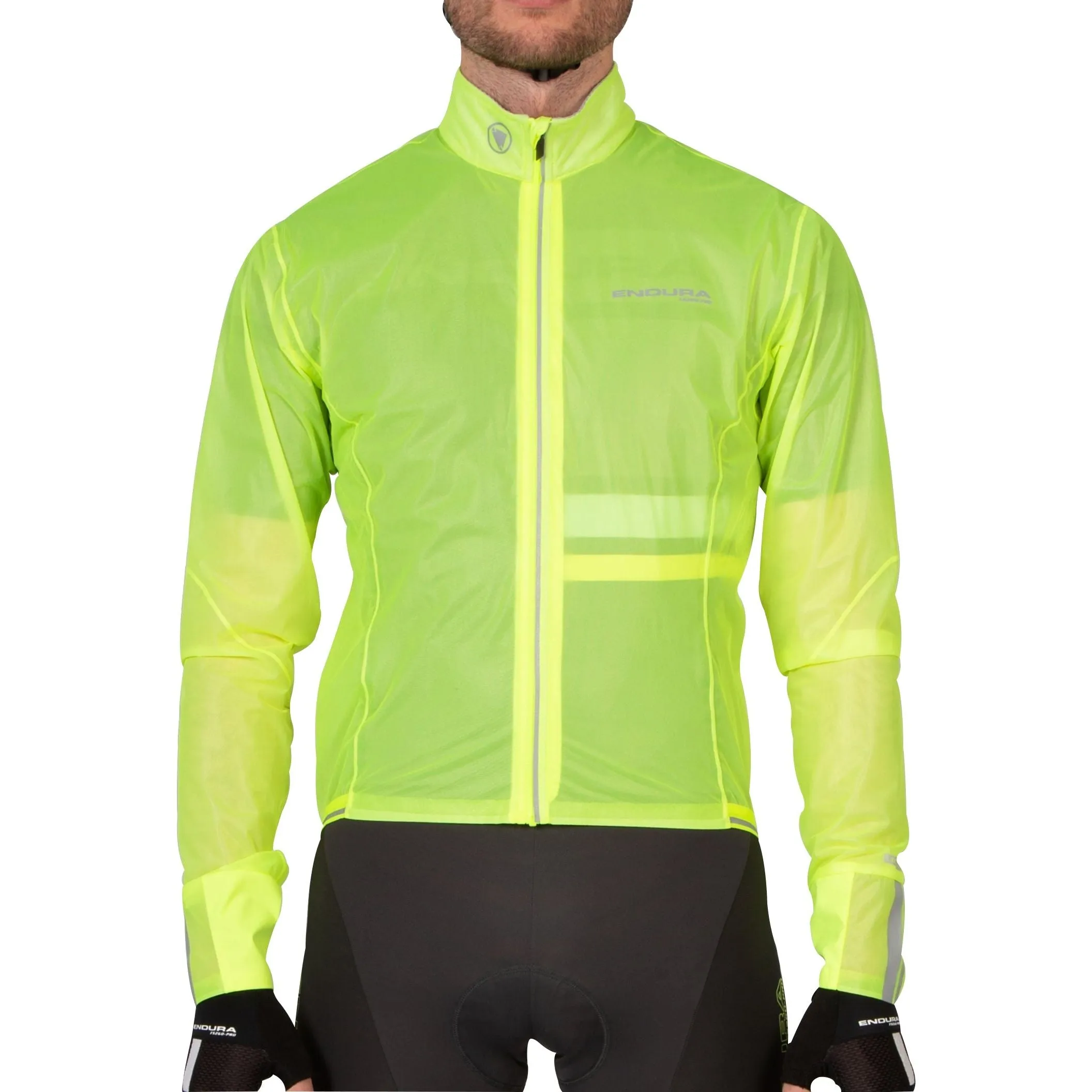 Endura FS260-Pro Adrenaline Race Cape II Mens Cycling Jacket - Yellow