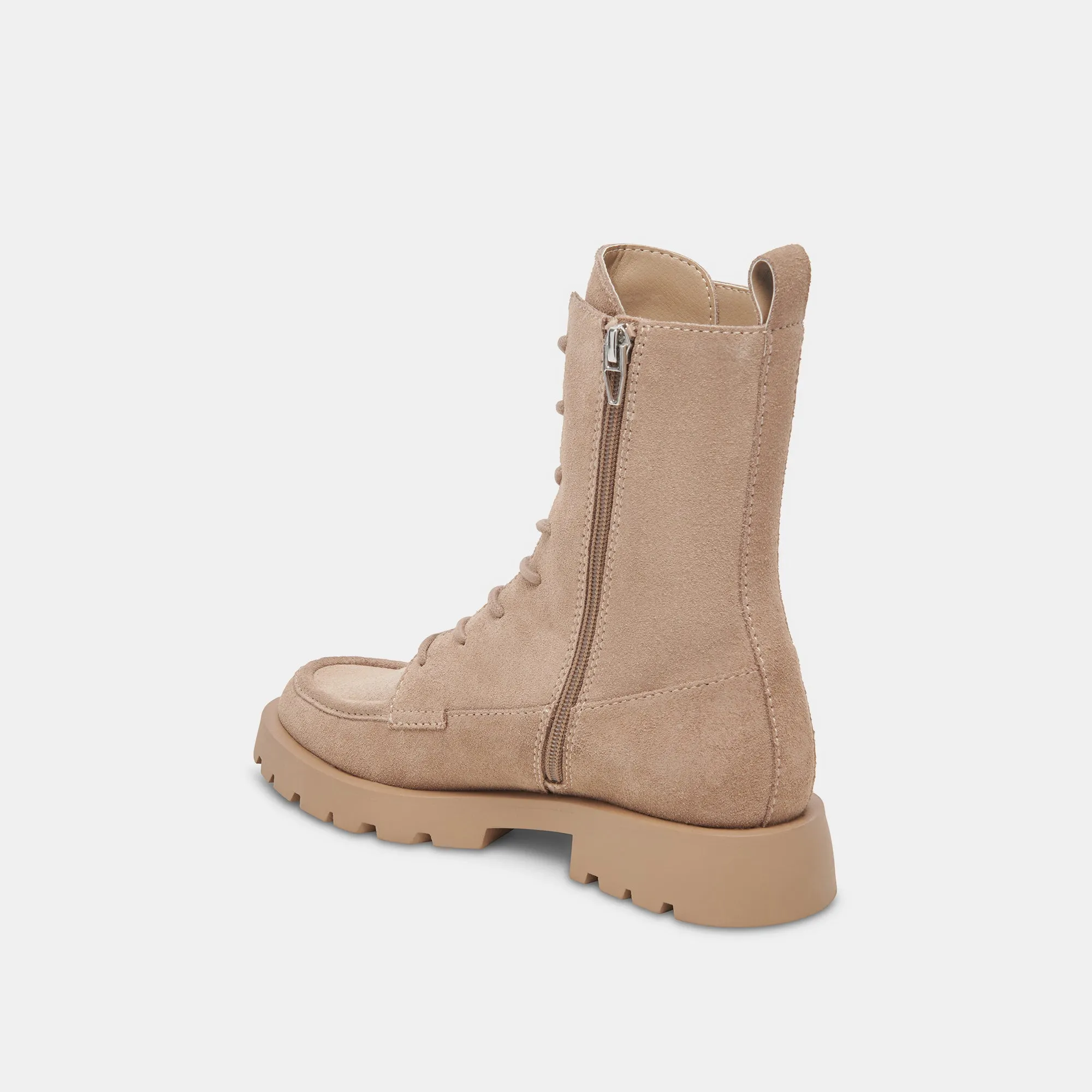 ERLENE BOOTS ALMOND SUEDE