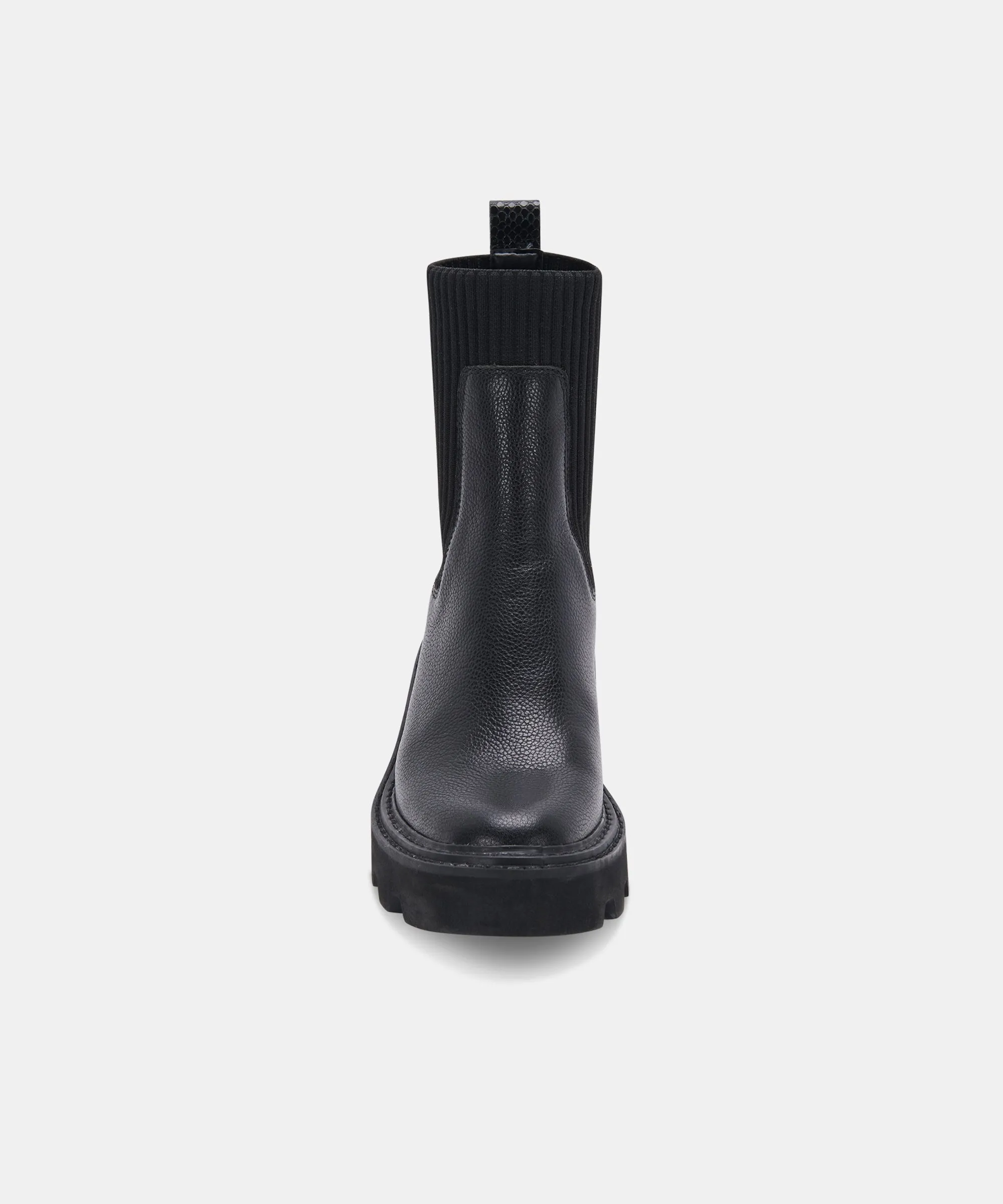 HOVEN BOOTS BLACK LEATHER re:vita