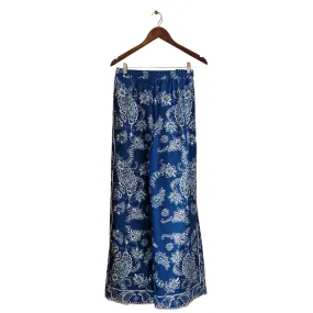 INC Blue Paisley Printed Satin Pants | Brand new |