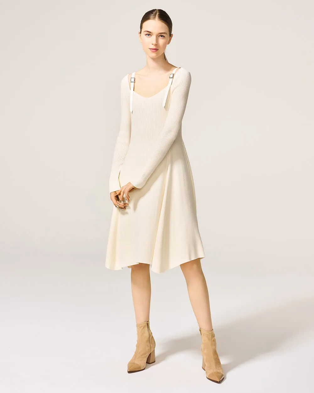 Ivory Colette Knit Dress