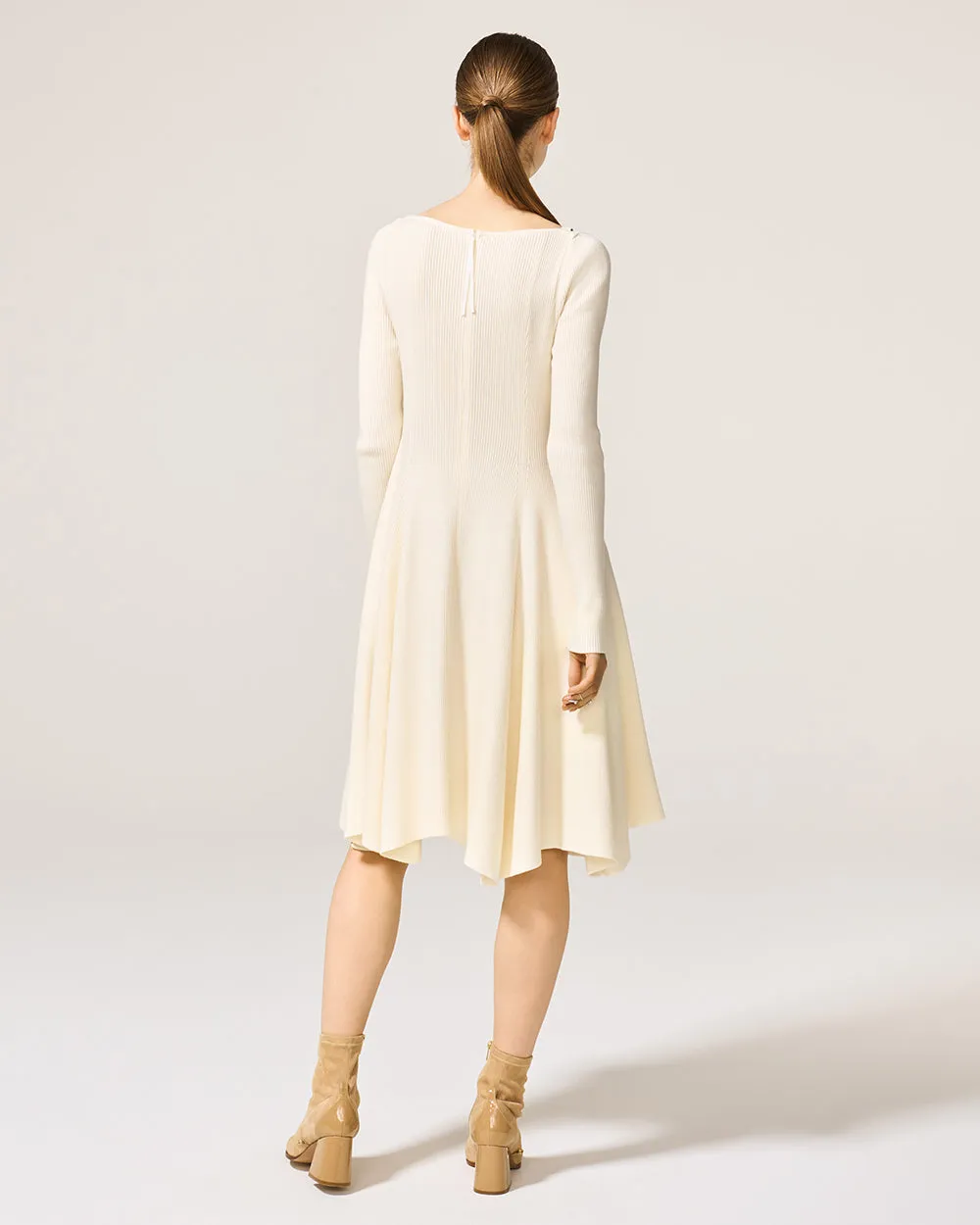 Ivory Colette Knit Dress