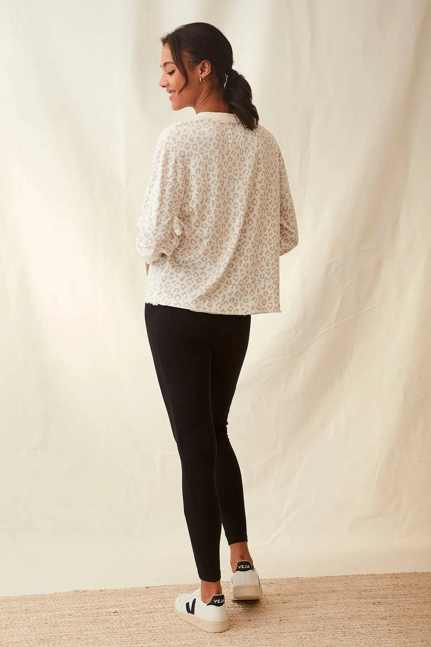 Leopard Peri Pullover