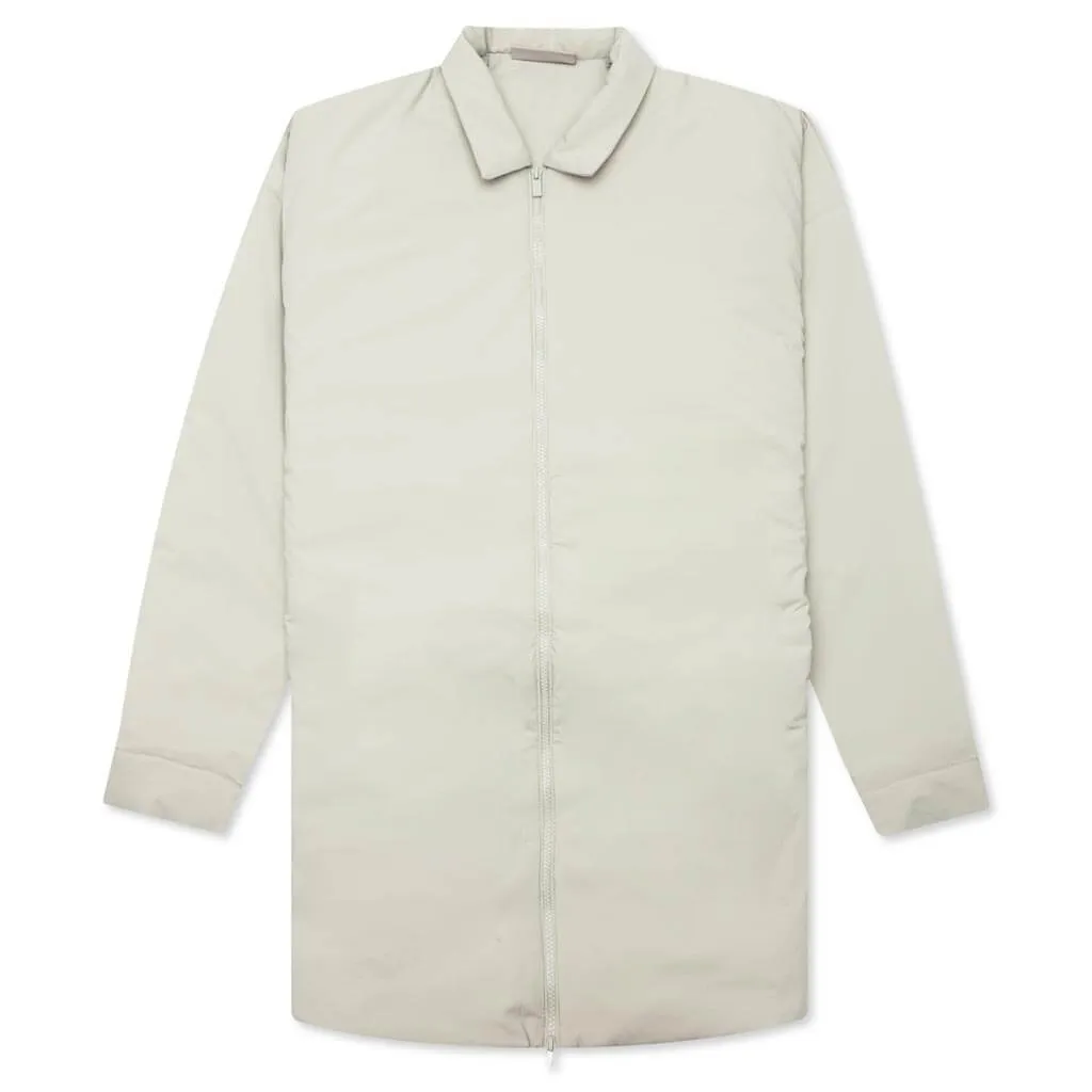 Nylon Filled Shirt Jacket - Seal