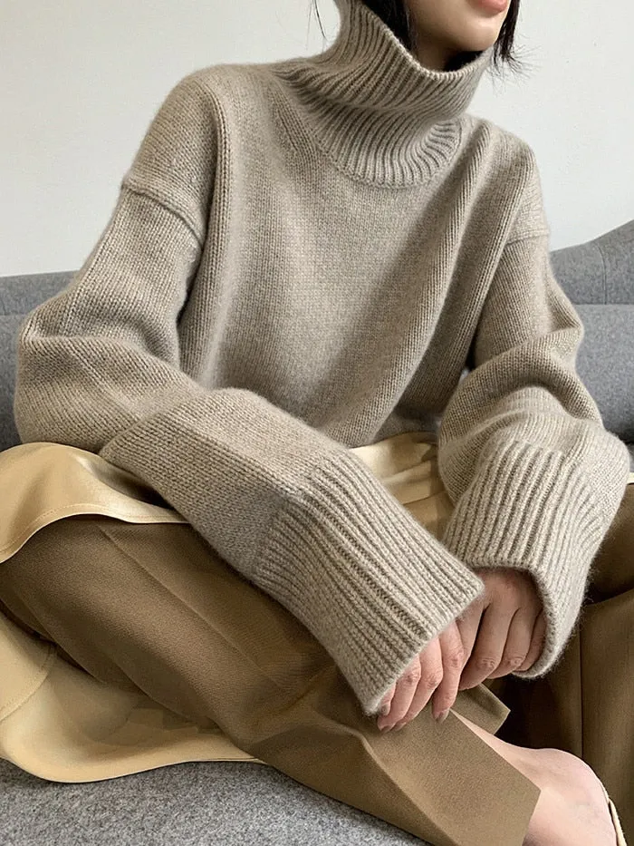 Paride Turtleneck Cashmere Sweater