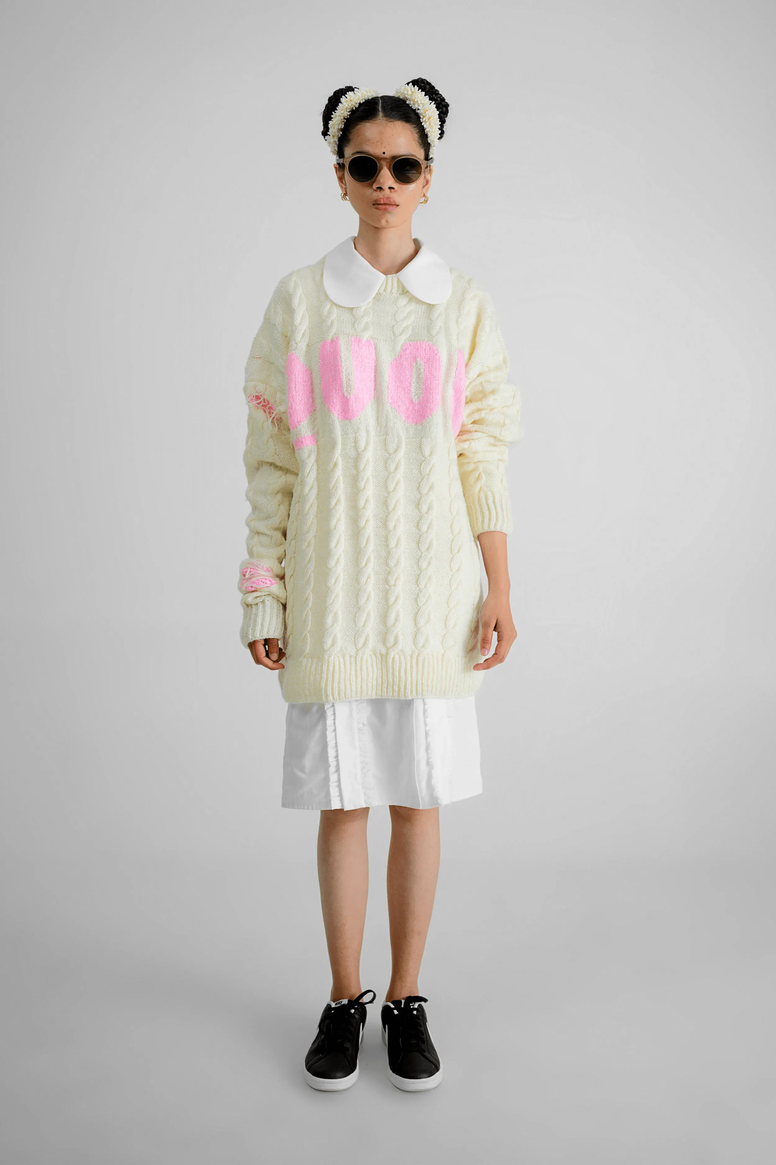 QUOD RIP PULLOVER CREAM