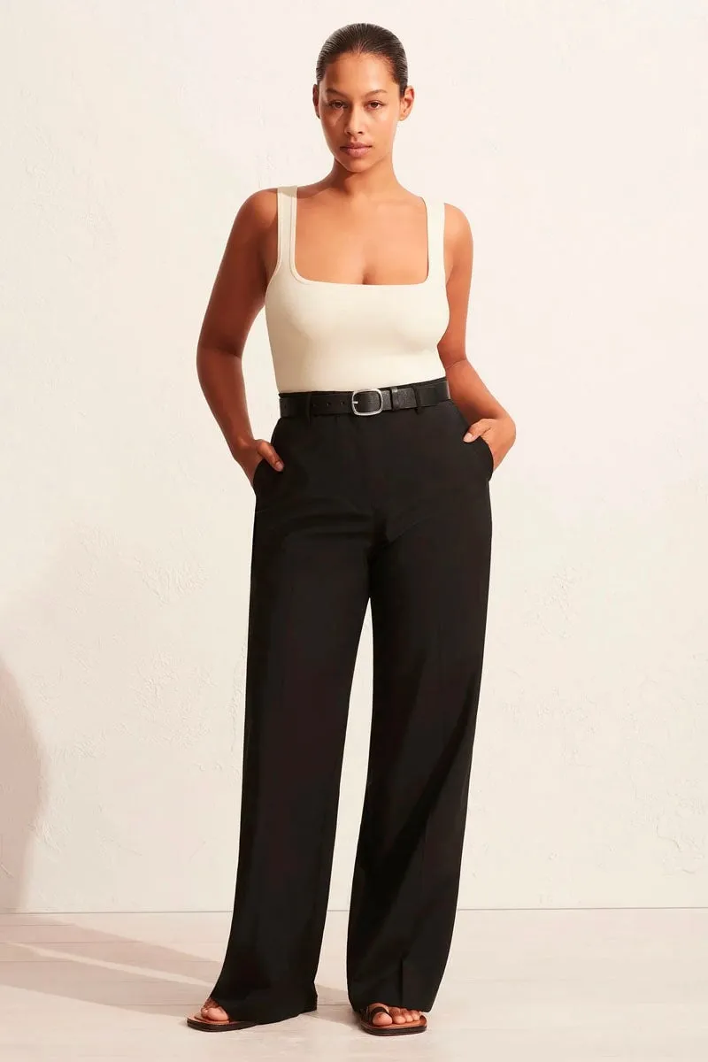 RELAXED TAILORED TROUSER-BLACK