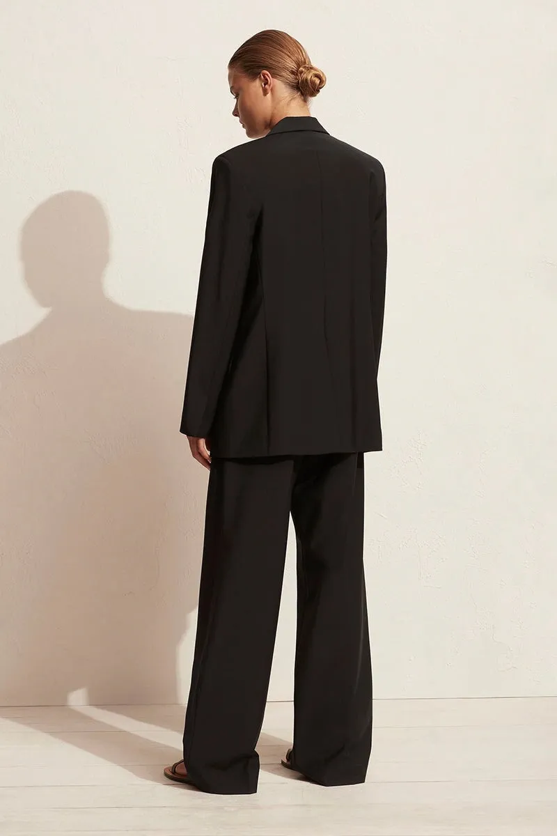 RELAXED TAILORED TROUSER-BLACK