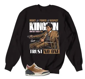 Retro 3 Winterized Sweater - Trust Issues - Black