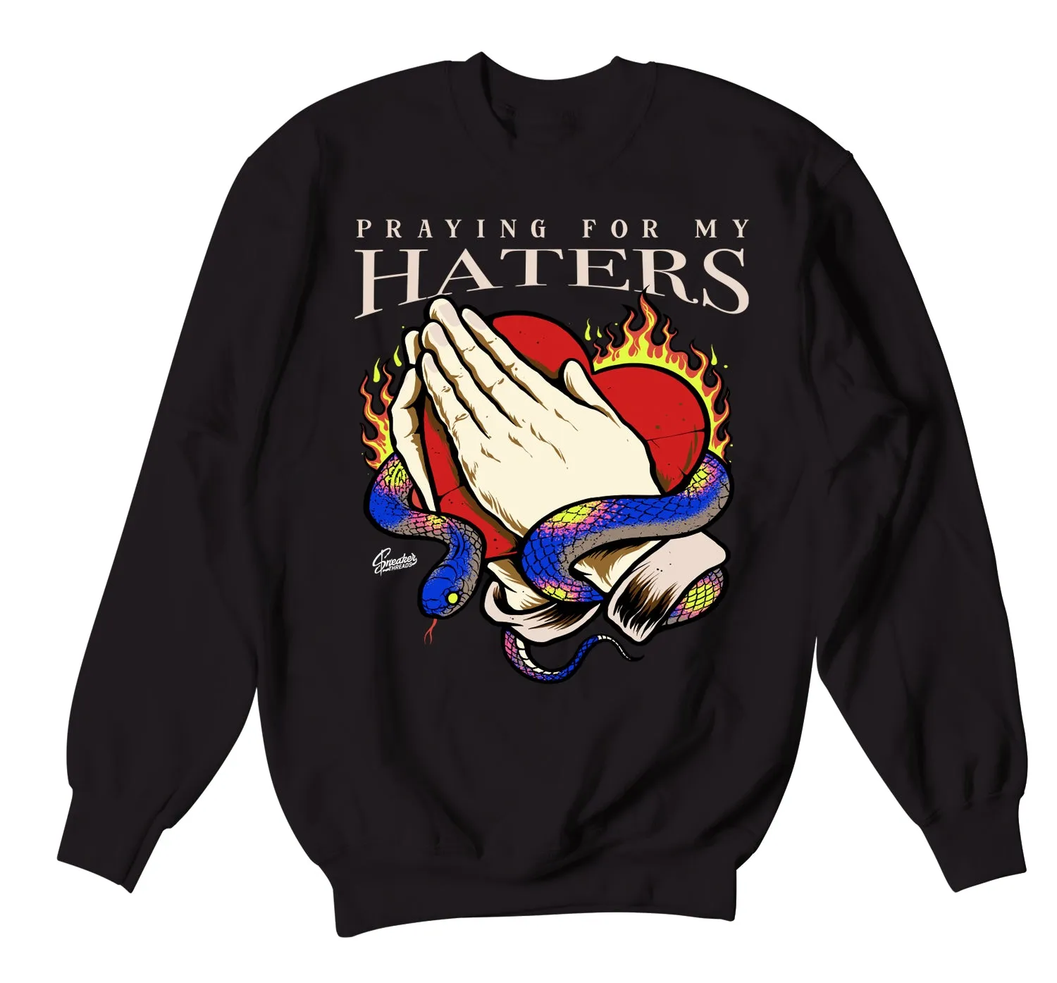 Retro 4 Wild Things Pray For Haters Sweater