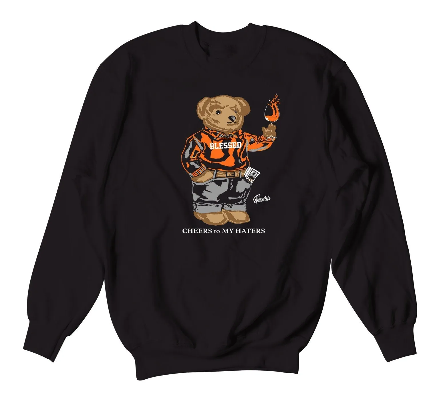 Retro 5 Orange Blaze Freedom Sweater