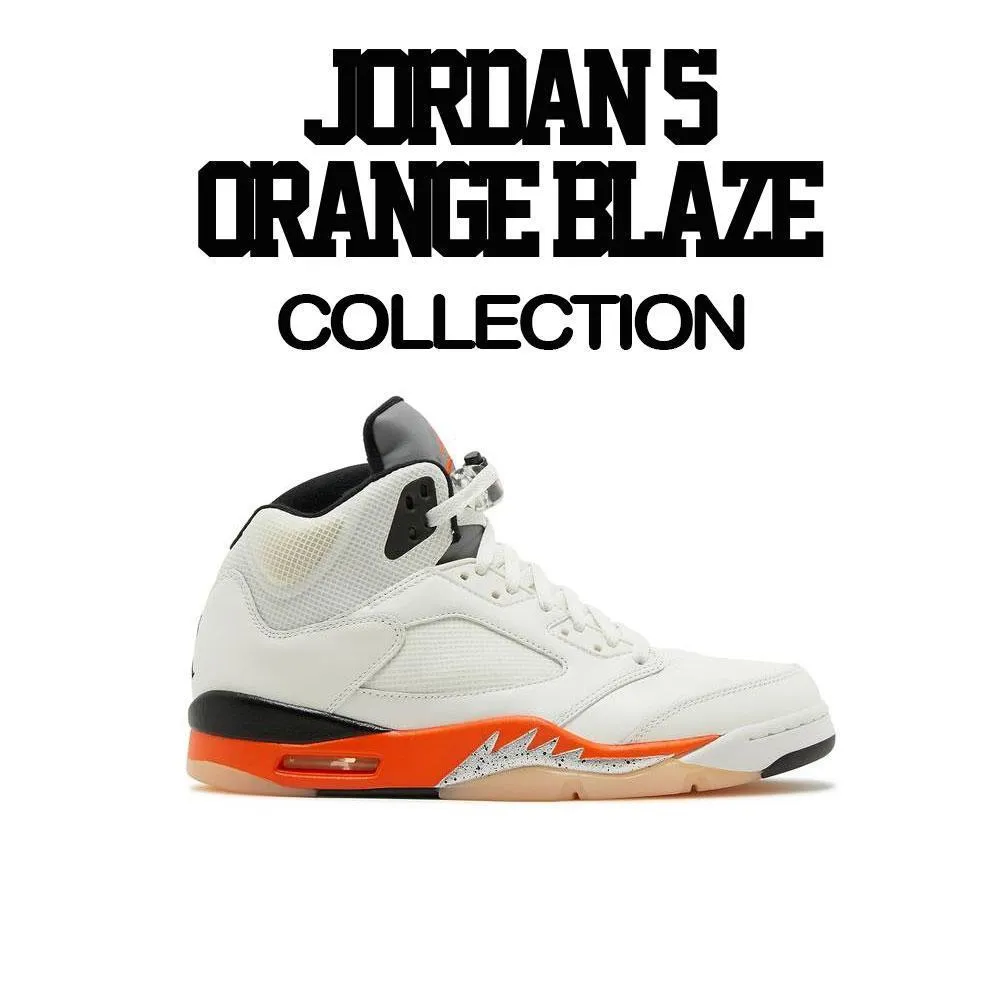 Retro 5 Orange Blaze Medicine Sweater