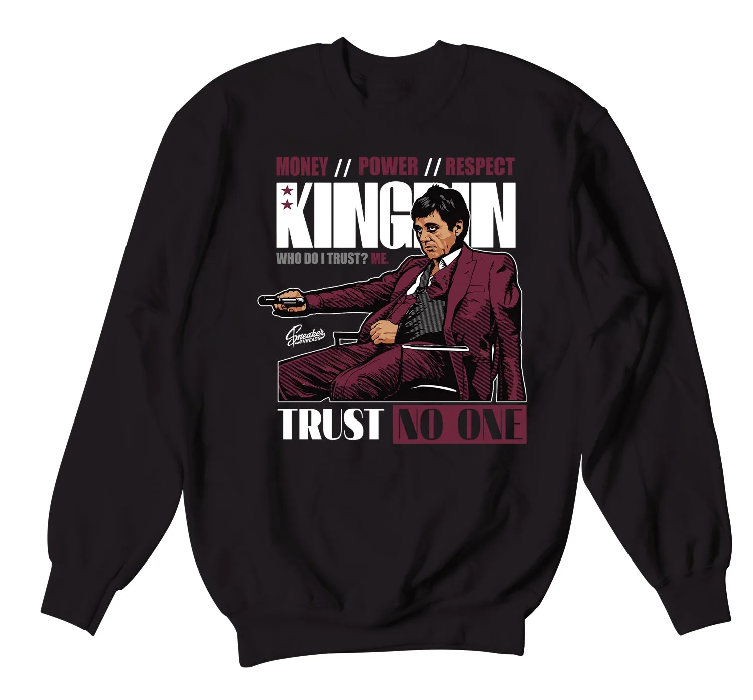 Retro 6 Bordeaux Trust Issues Sweater